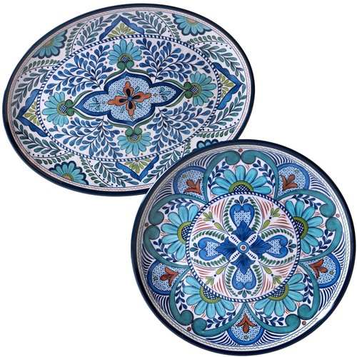 Talavera melamine platter set - platter,